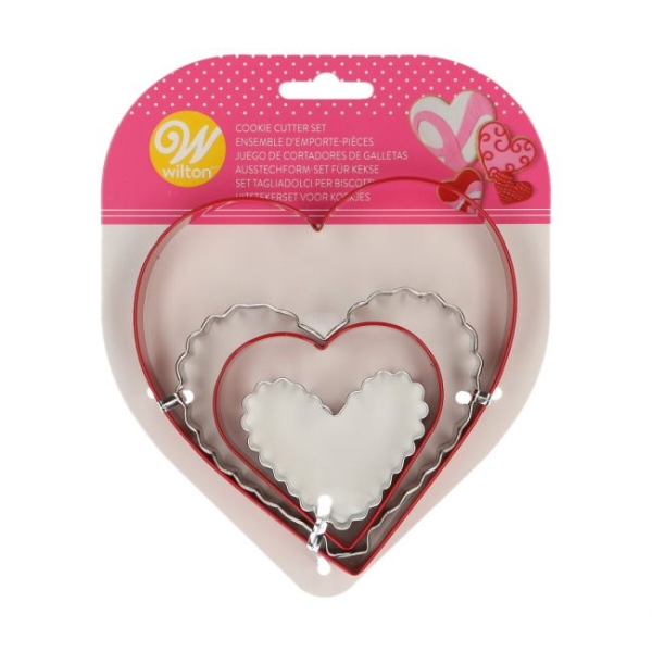 Cookie Cutter Set - Hearts /4pc.